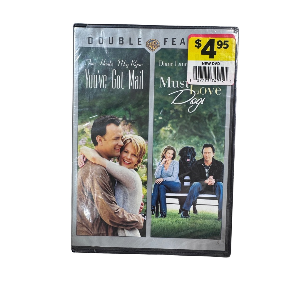 Warner Bros Double Feature DVD Youve‎ Got Mail Must Love Dogs Tom Hanks Meg Ryan